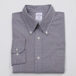BROOKS BROTHER The Friday Shirt Men's Long Sleeve Button Down Shirt Sz M (Bx 14)